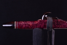 Boxelder Burl Native American Flute, Minor, High D-5, #H43I